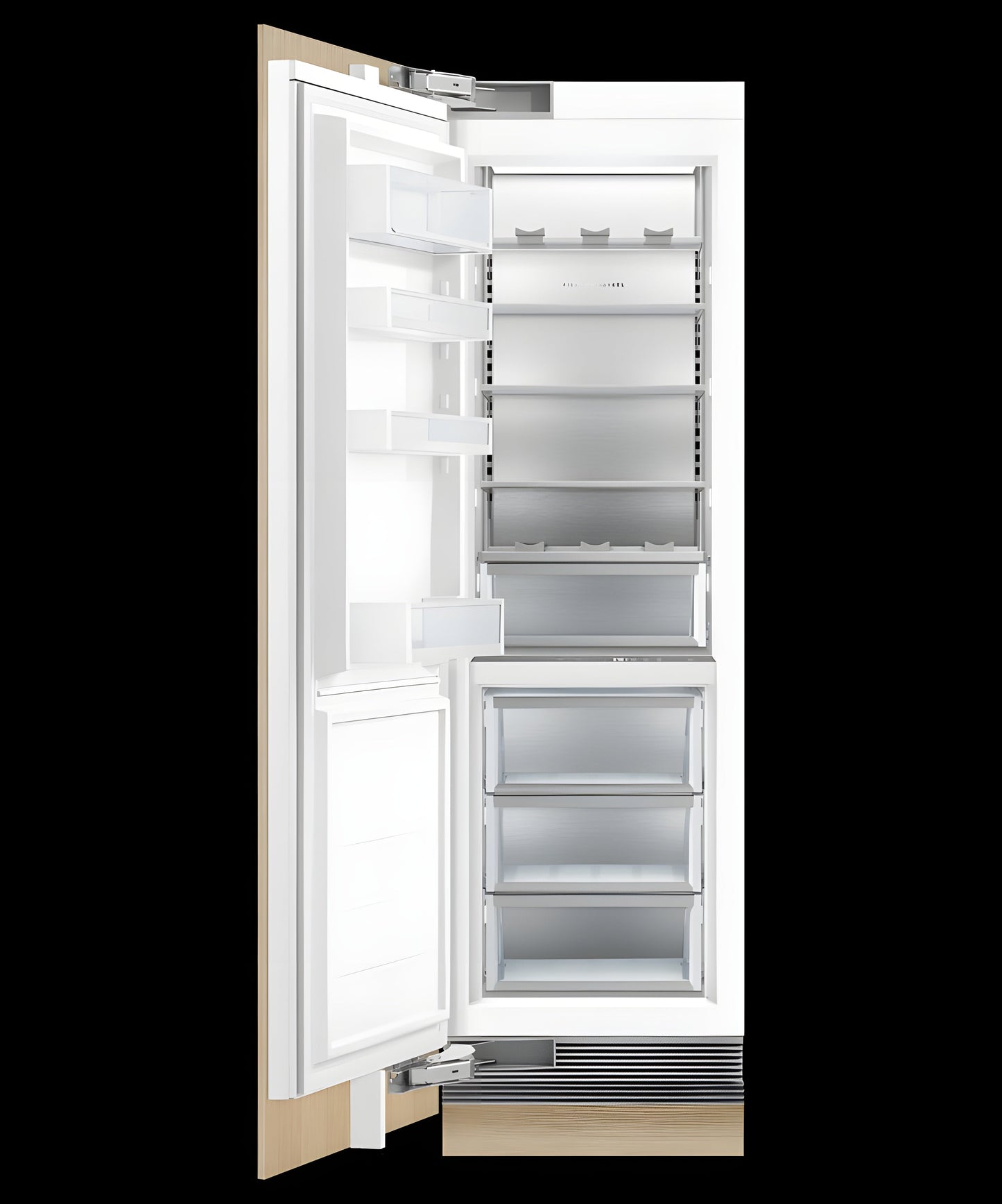 FISHER & PAYKEL RS3084SLK1 Integrated Column Refrigerator, 30" - RS3084SLK1