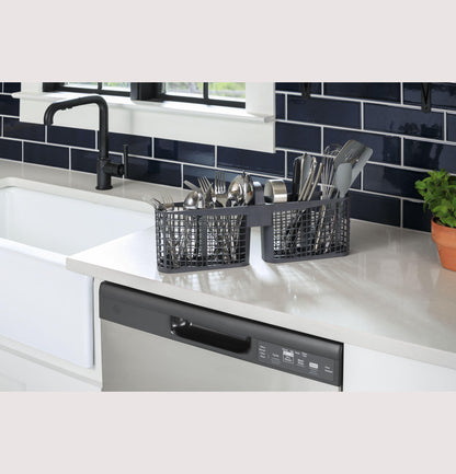GE APPLIANCES GDF510PGRBB GE Dishwasher with Front Controls - GDF510PGRBB