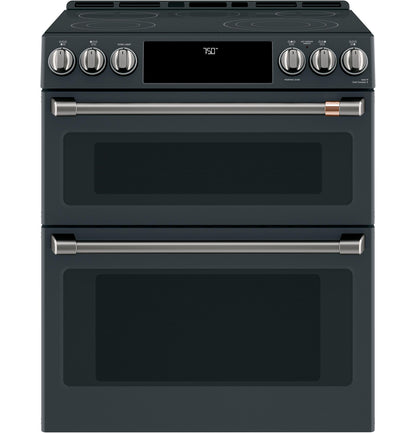 Café Front Control Electric Knobs and Handles - Brushed Black - CXFCEHKPMBT-KT
