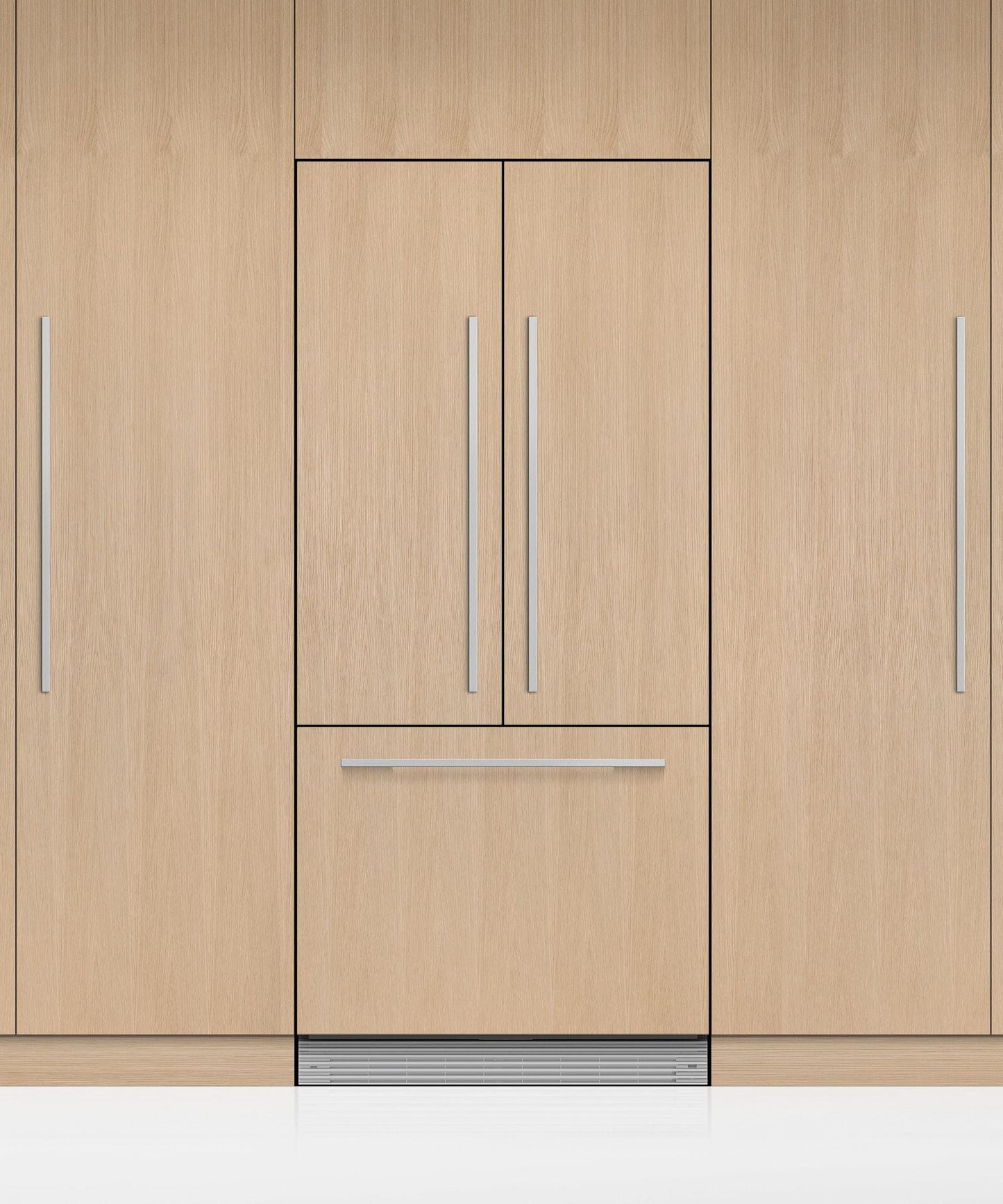 FISHER & PAYKEL RS32A72J1 Integrated French Door Refrigerator Freezer, 32", Ice - RS32A72J1