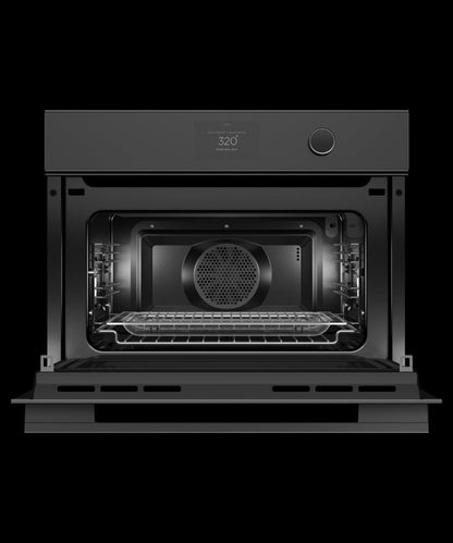 FISHER & PAYKEL OM24NMTDB1 Combination Microwave Speed Oven, 24", 22 Function - OM24NMTDB1-KT