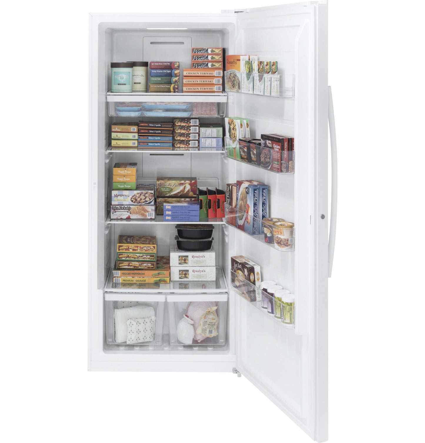 GE APPLIANCES FUF21DLRWW GE 21.3 Cu. Ft. Frost-Free Upright Freezer - FUF21DLRWW-KT