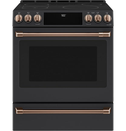 Café Front Control Induction Knobs and Handles - Brushed Copper - CXFCHHKPMCU-KT