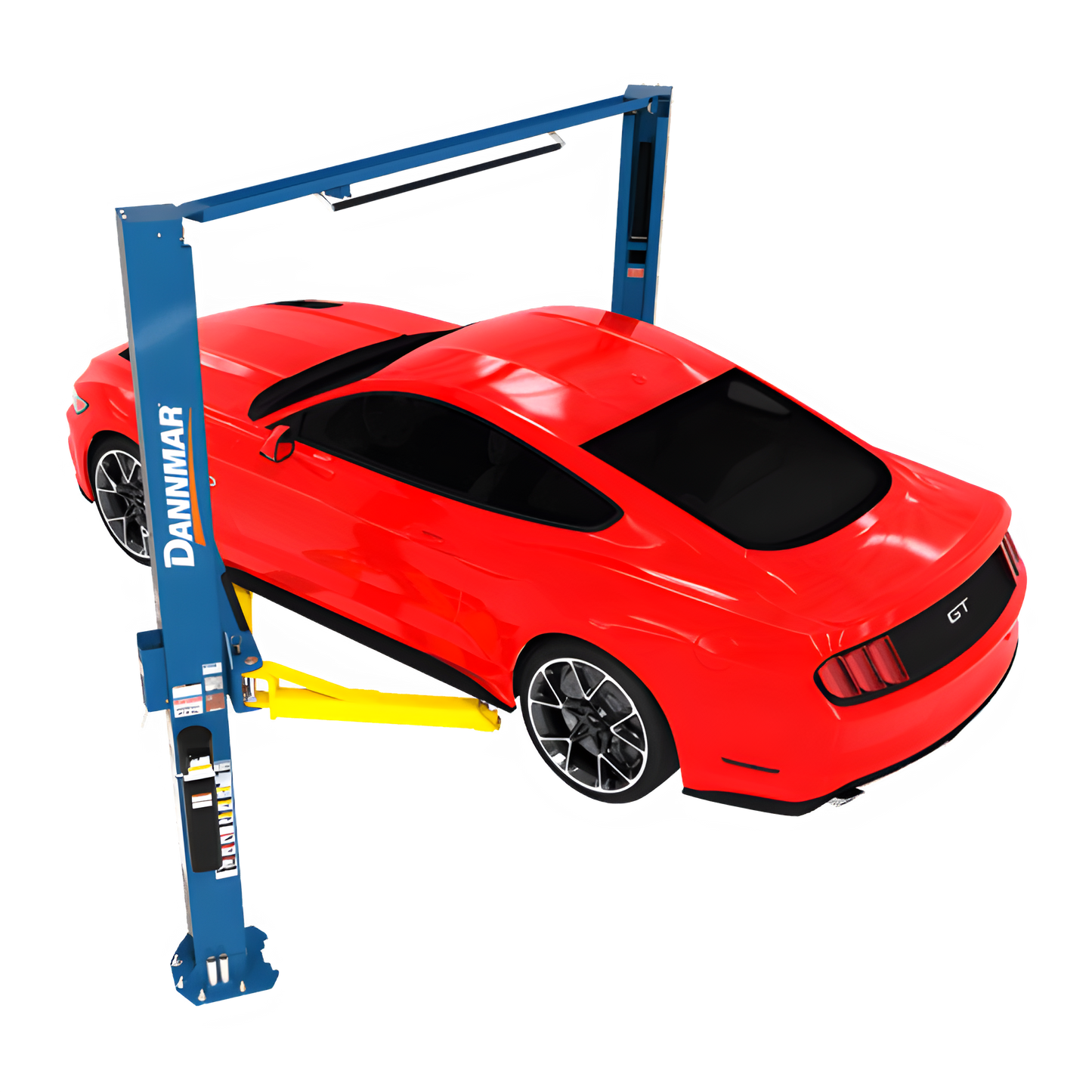 Dannmar D2-10a 10,000 Lbs Asymmetric Clear-Floor 2-Post Lift - 5175313