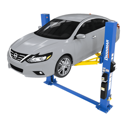 Dannmar D2-8F 8,000-lbs. Capacity Two-Post Lift / Floorplate / Includes Stackable Pads