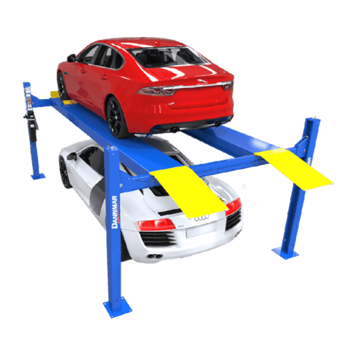 Dannmar 9,000-lbs. Capacity Four-Post Lift / High Rise, Extended Length
