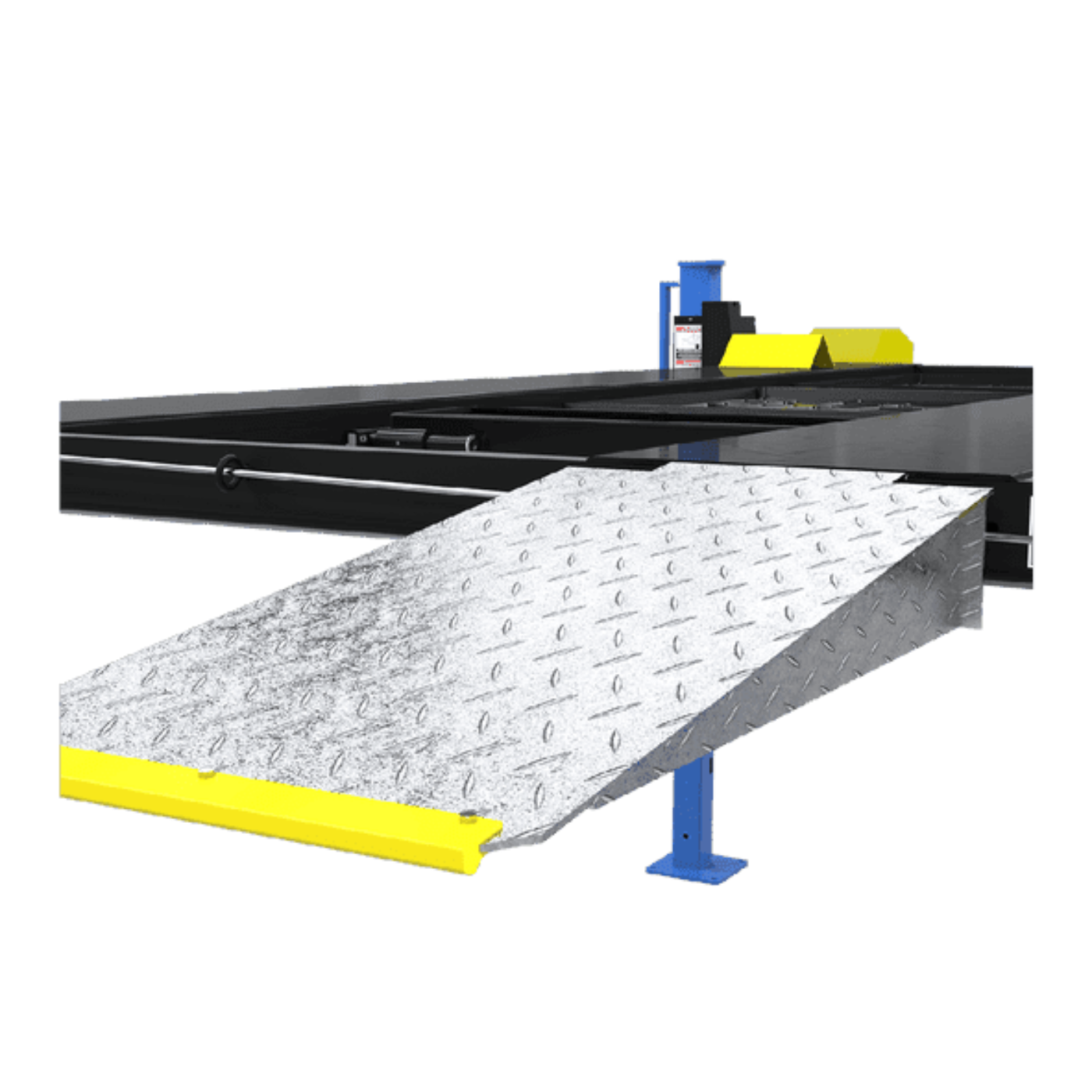 Dannmar D4-9 Package 9,000-lbs. Capacity Four-Post Lift / Standard Rise, Standard Length / Includes Caster Kit, Drip Trays
