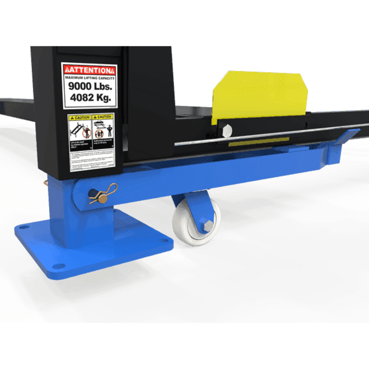 Dannmar D4-9 Package 9,000-lbs. Capacity Four-Post Lift / Standard Rise, Standard Length / Includes Caster Kit, Drip Trays