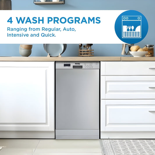Danby Semi Integrated Built In Dishwashers - DDW18D1EW
