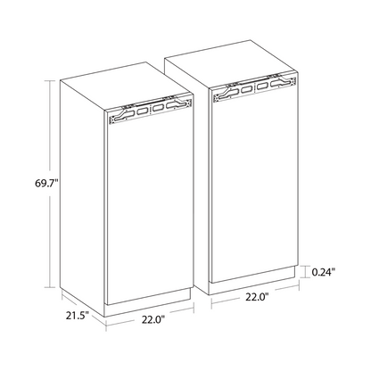 Ca'Lefort 22’’ Panel Ready Refrigerator - CLF-BC-308WA1EQ
