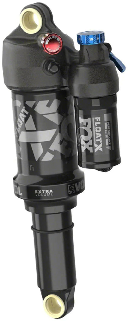 FOX DPX2 Float Performance Elite Rear Shock - Metric, 210 x 55 mm, EVOL LV, 3-Position Lever, Black Anodized - SHK-FOX-DPX2-ELITE