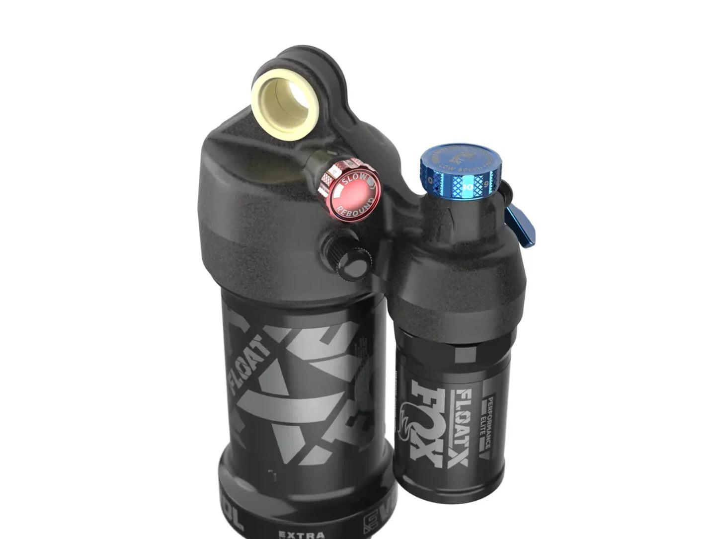 FOX DPX2 Float Performance Elite Rear Shock - Metric, 210 x 55 mm, EVOL LV, 3-Position Lever, Black Anodized - SHK-FOX-DPX2-ELITE
