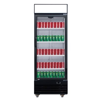 Chef AAA - Commercial Single Glass Swing Door Merchandiser Refrigerator - TSM-12R