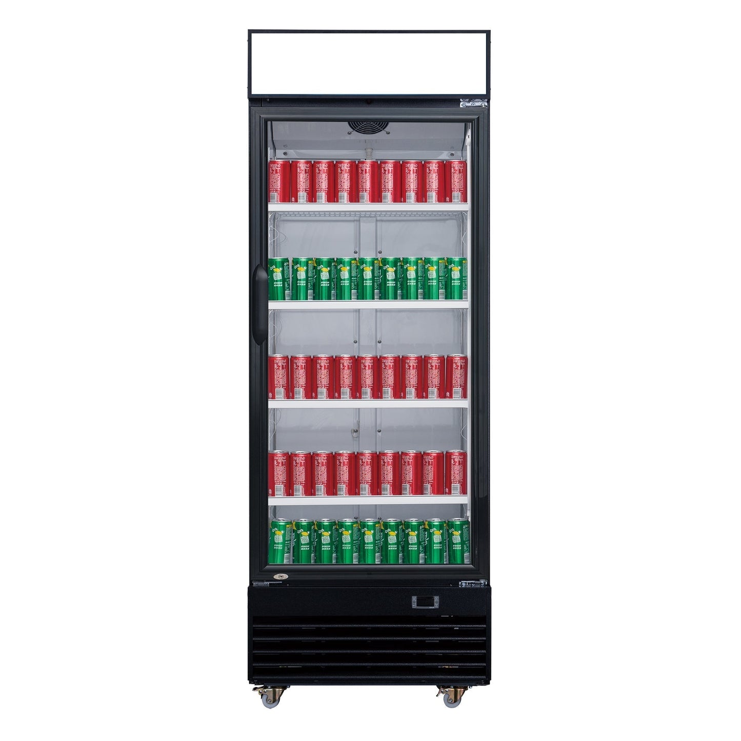 Chef AAA - Commercial Single Swing Door Glass Merchandiser Refrigerator - TG-430
