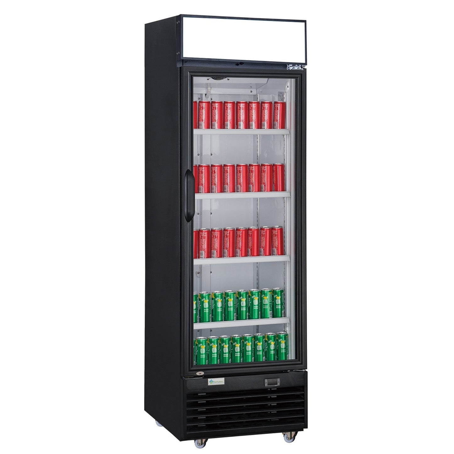 Chef AAA - Commercial Single Swing Door Glass Merchandiser Refrigerator - TG-430