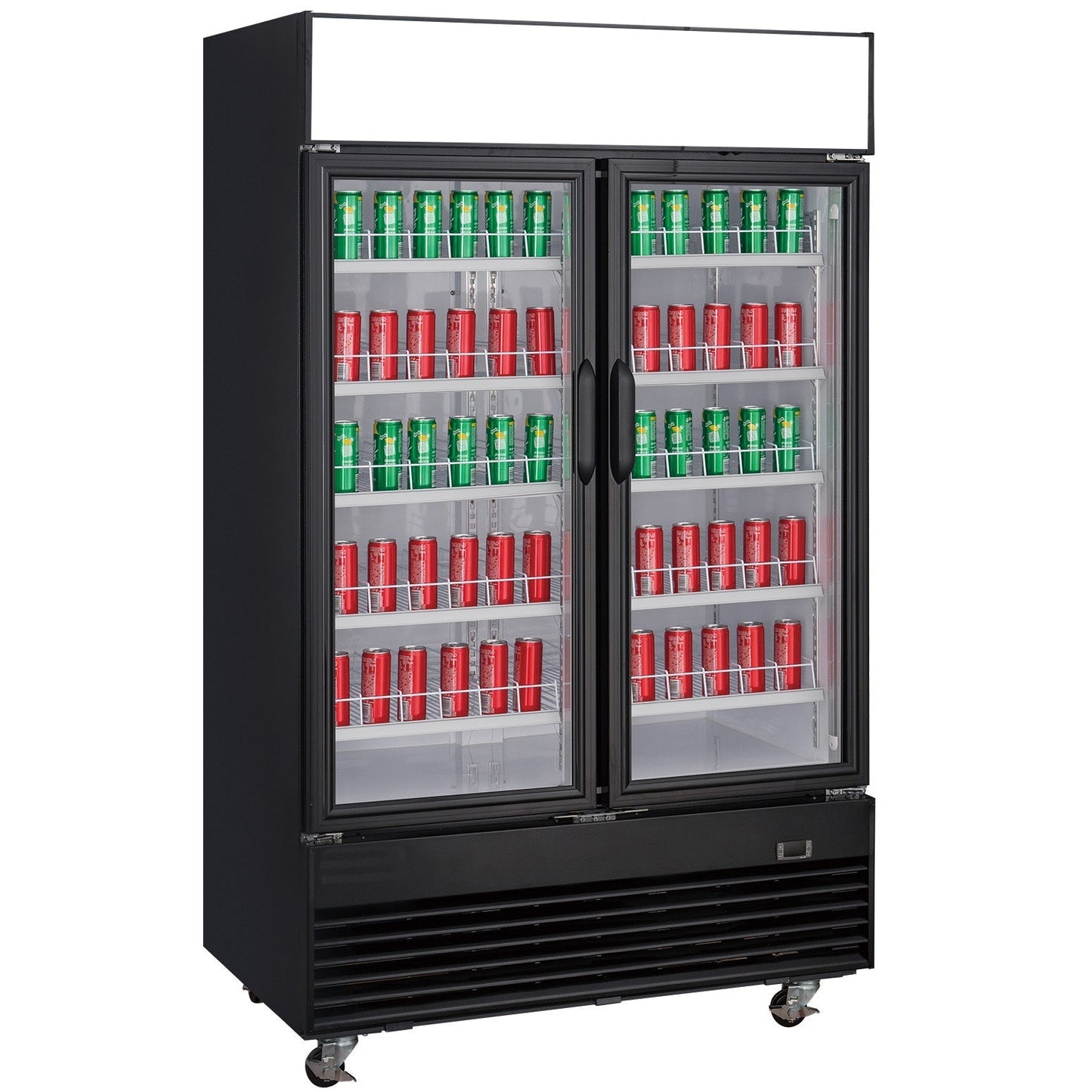 Chef AAA - Commercial 39" 2 Glass Door Merchandiser Refrigerator 33.5 cu.ft. - TSM33R