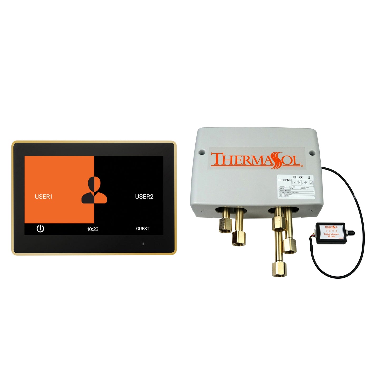 ThermaSol Shower Kit - Digital Shower Package with 10" ThermaTouch
