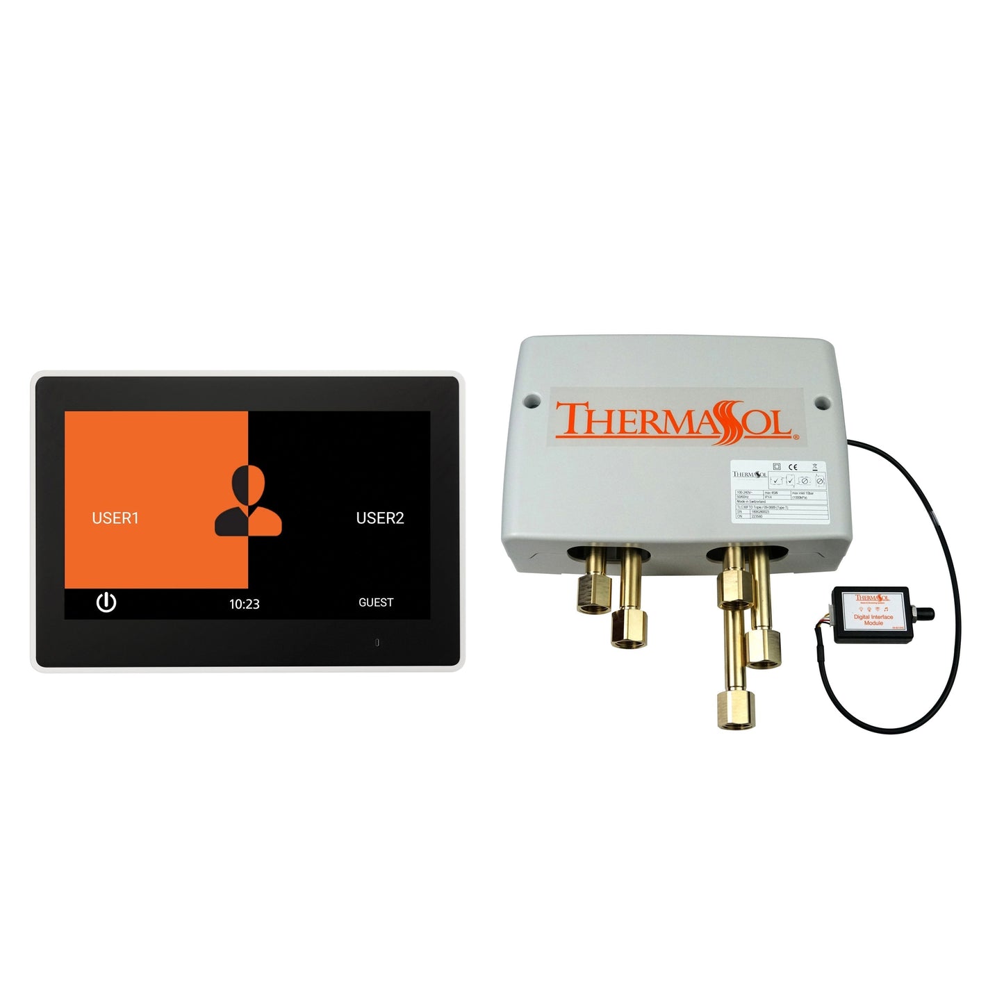 ThermaSol Shower Kit - Digital Shower Package with 10" ThermaTouch