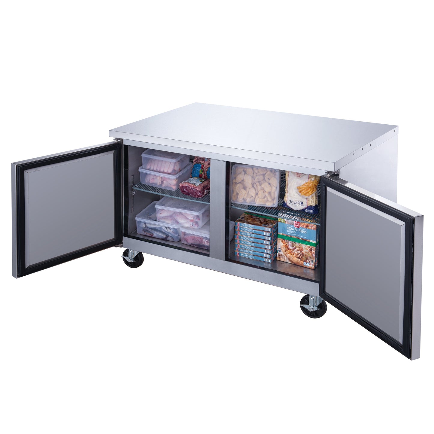 Chef AAA -  Commercial 60" Undercounter Worktop Refrigerator 15.5cu.ft NSF - TUC60R