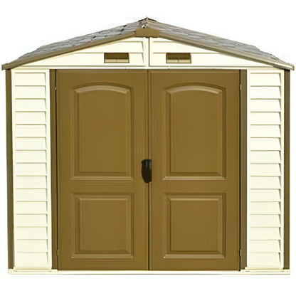 Duramax 8' x 6' StoreAll Vinyl Shed with Foundation 30115