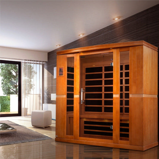 Dynamic Saunas Bergamo 4-person Low EMF Far Infrared Sauna DYN-6440-01