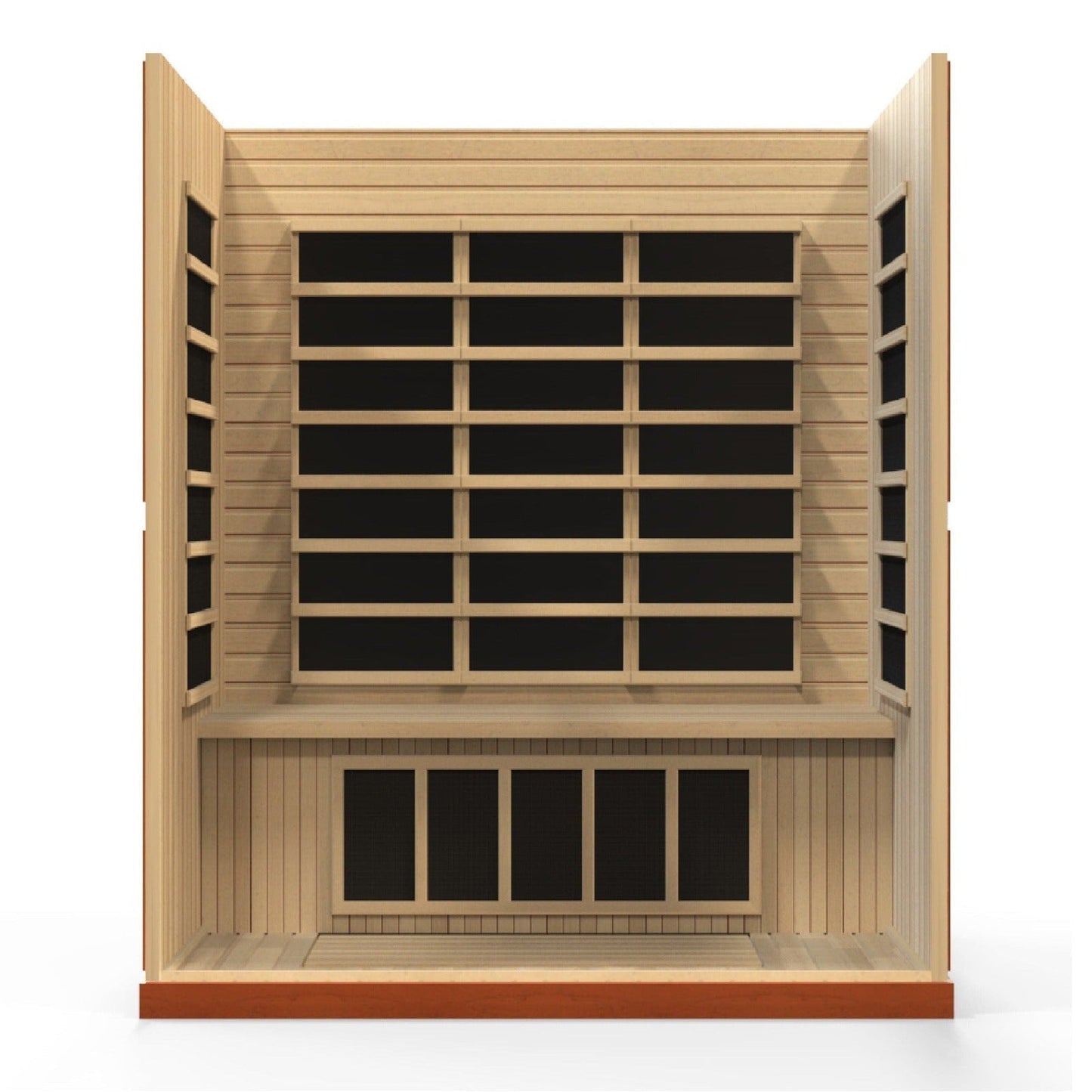 Dynamic Saunas Bergamo 4-person Low EMF Far Infrared Sauna DYN-6440-01