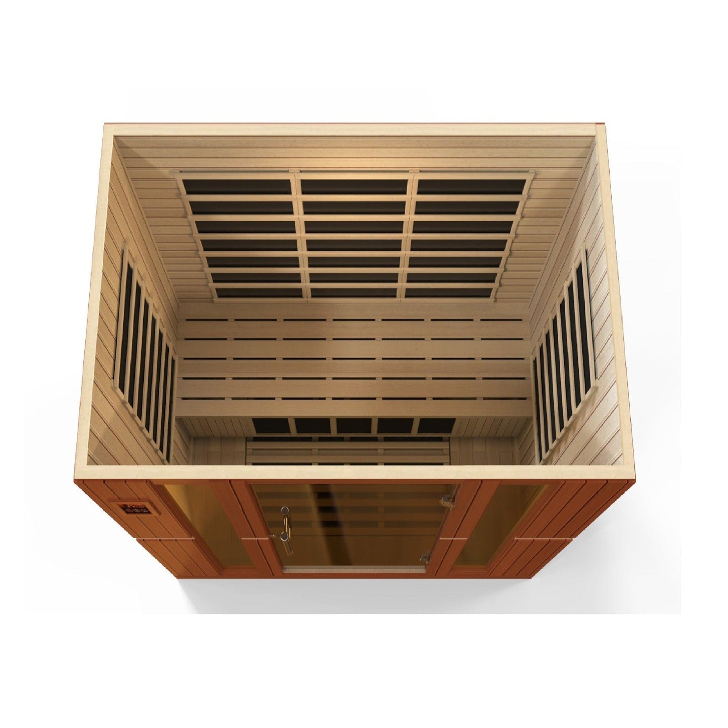 Dynamic Saunas Bergamo 4-person Low EMF Far Infrared Sauna DYN-6440-01