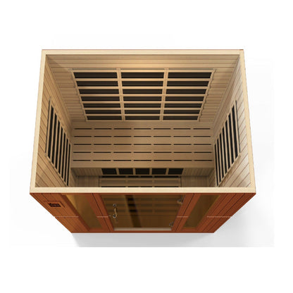 Dynamic Saunas Bergamo 4-person Low EMF Far Infrared Sauna DYN-6440-01