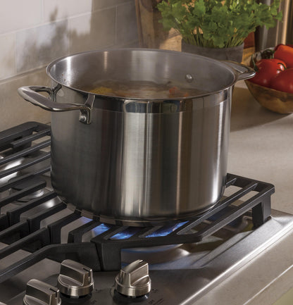 GE APPLIANCES JGP5036SLSS GE(R) 36" Built-In Gas Cooktop with 5 Burners and Dishwasher Safe Grates -JGP5036SLSS-KT