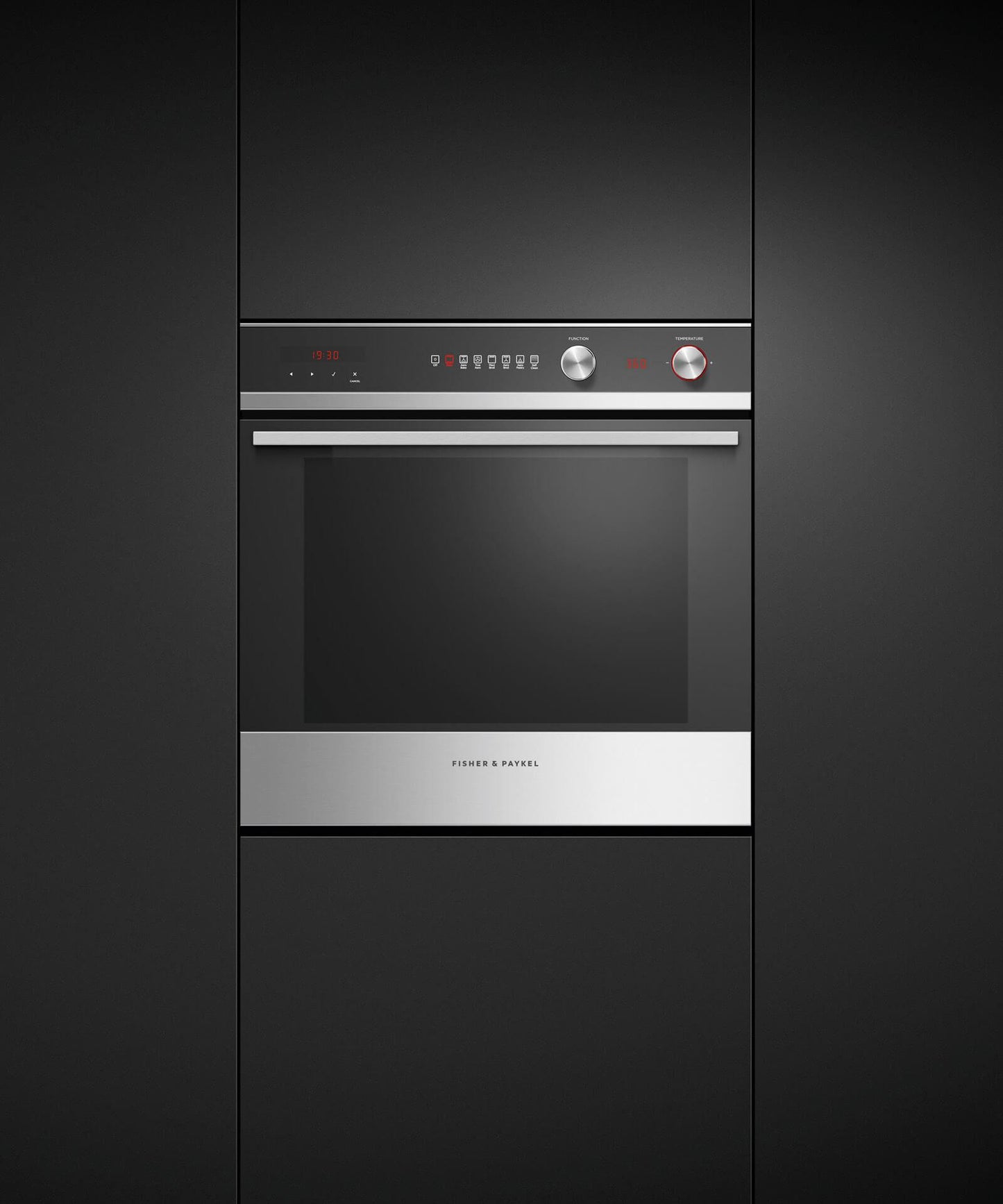 FISHER & PAYKEL OB24SCD7PX1 Oven, 24", 7 Function, Self-cleaning - OB24SCD7PX1-KT