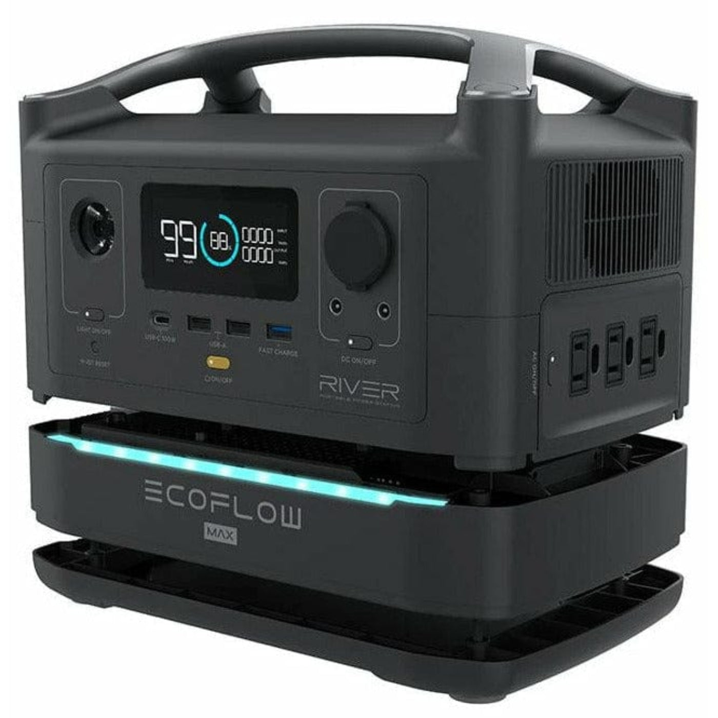 EcoFlow RIVER Max Portable Power Station - EFRIVER600MAX-H-US