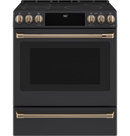 Café Front Control Induction Knobs and Handles - Brushed Bronze - CXFCHHKPMBZ-KT