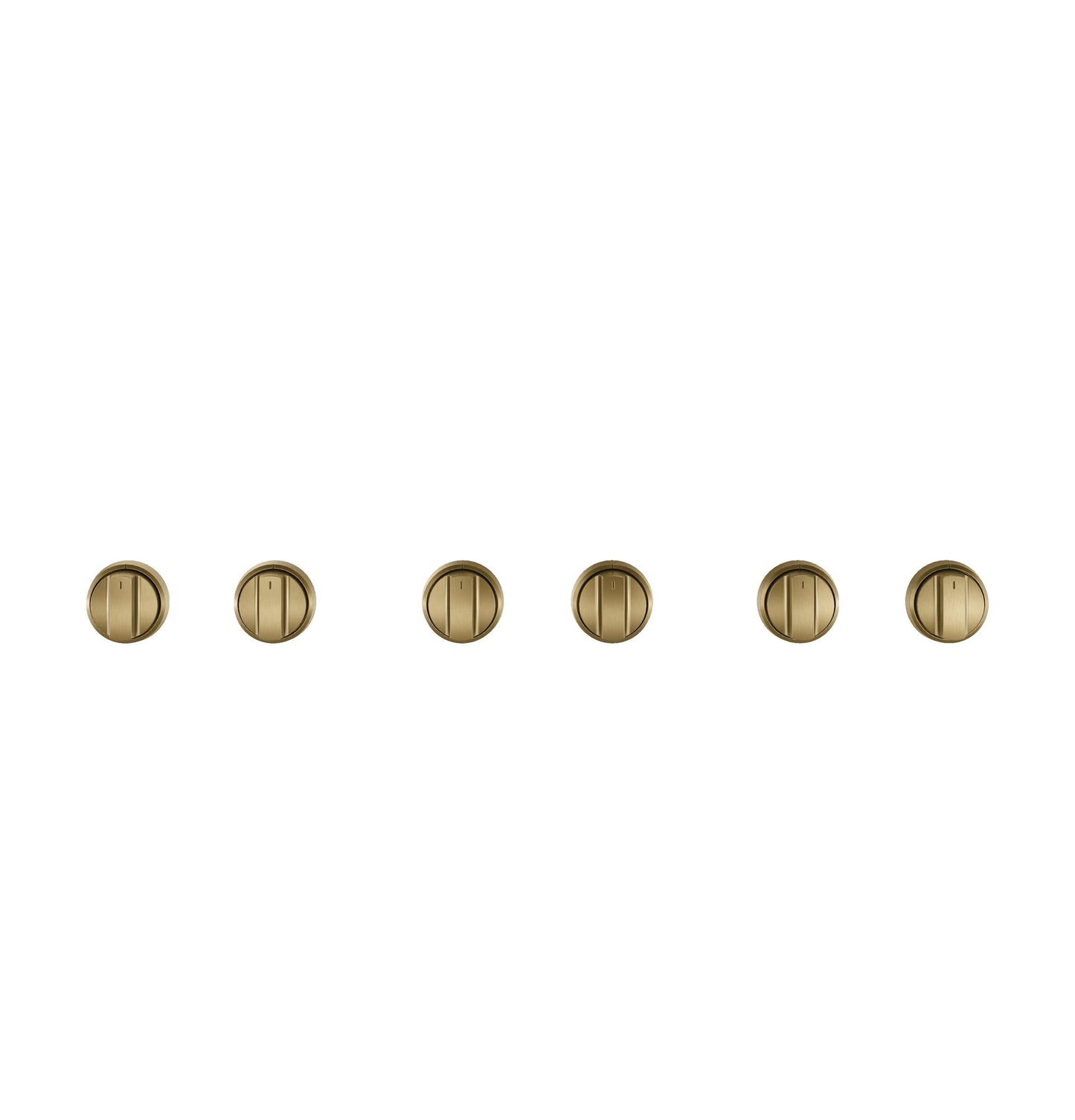 CAFE Café(TM) 36" Brushed Brass Handle & Knob Set for Pro Range and Rangetop - CXPR6HKPTCG-KT