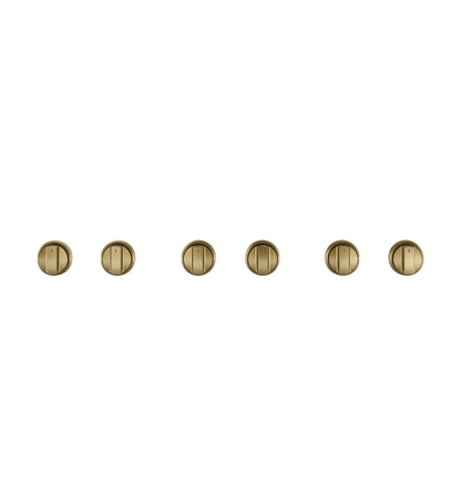 CAFE Café(TM) 36" Brushed Brass Handle & Knob Set for Pro Range and Rangetop - CXPR6HKPTCG-KT