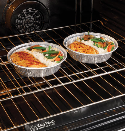 GE APPLIANCES GGF600AVWW GE(R) 30" Free-Standing Gas Convection Range with No Preheat Air Fry and EasyWash(TM) Oven Tray - GGF600AVWW-KT
