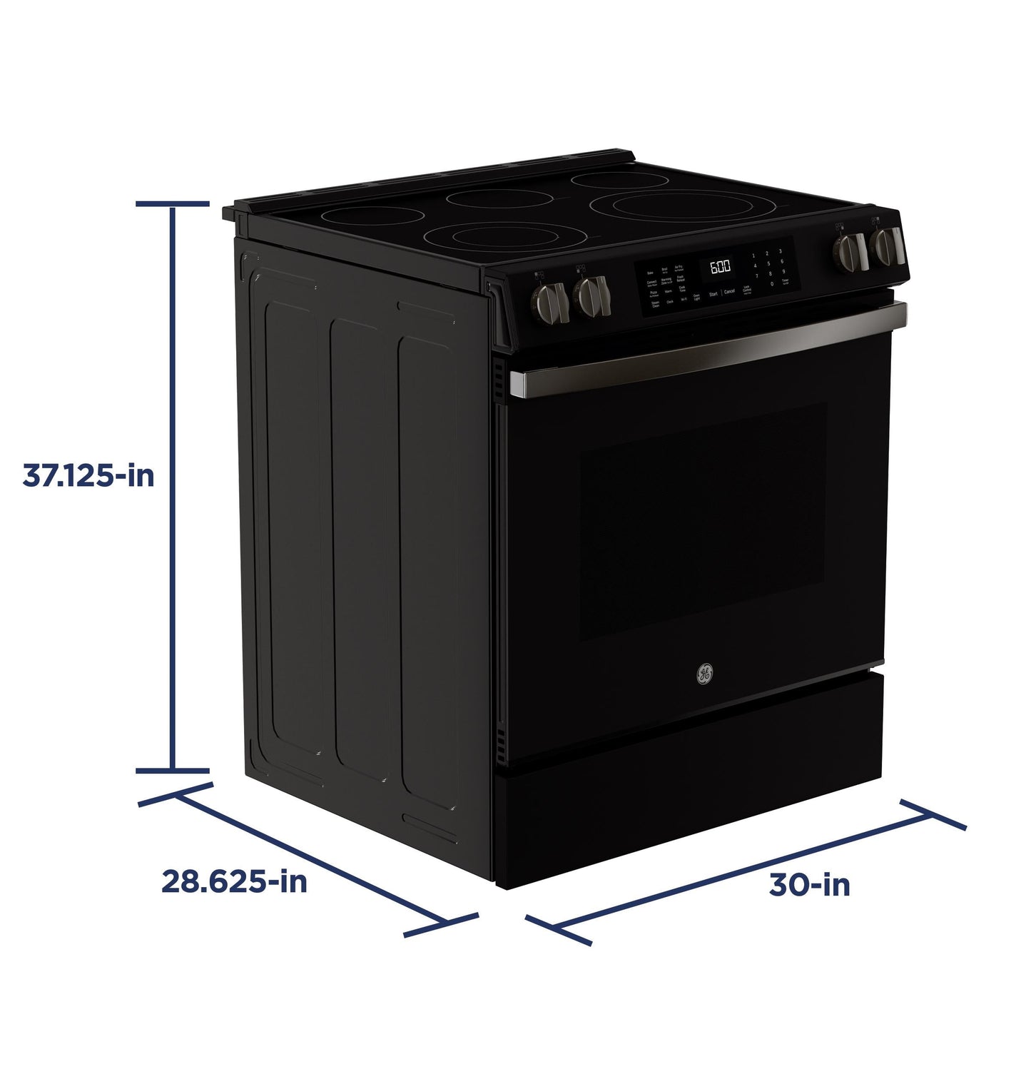 GE APPLIANCES GRS600AVDS GE(R) 30" Slide-In Electric Convection Range with No Preheat Air Fry and EasyWash(TM) Oven Tray - GRS600AVDS-KT