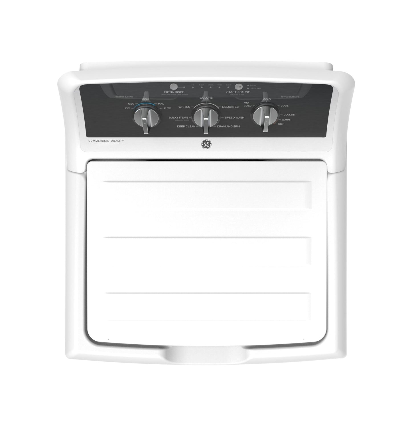 GE APPLIANCES GTW525ACWWB GE(R) 4.3 cu. ft. Capacity Washer with Stainless Steel Basket,5-yr Limited Warranty&#x200B; - GTW525ACWWB-KT