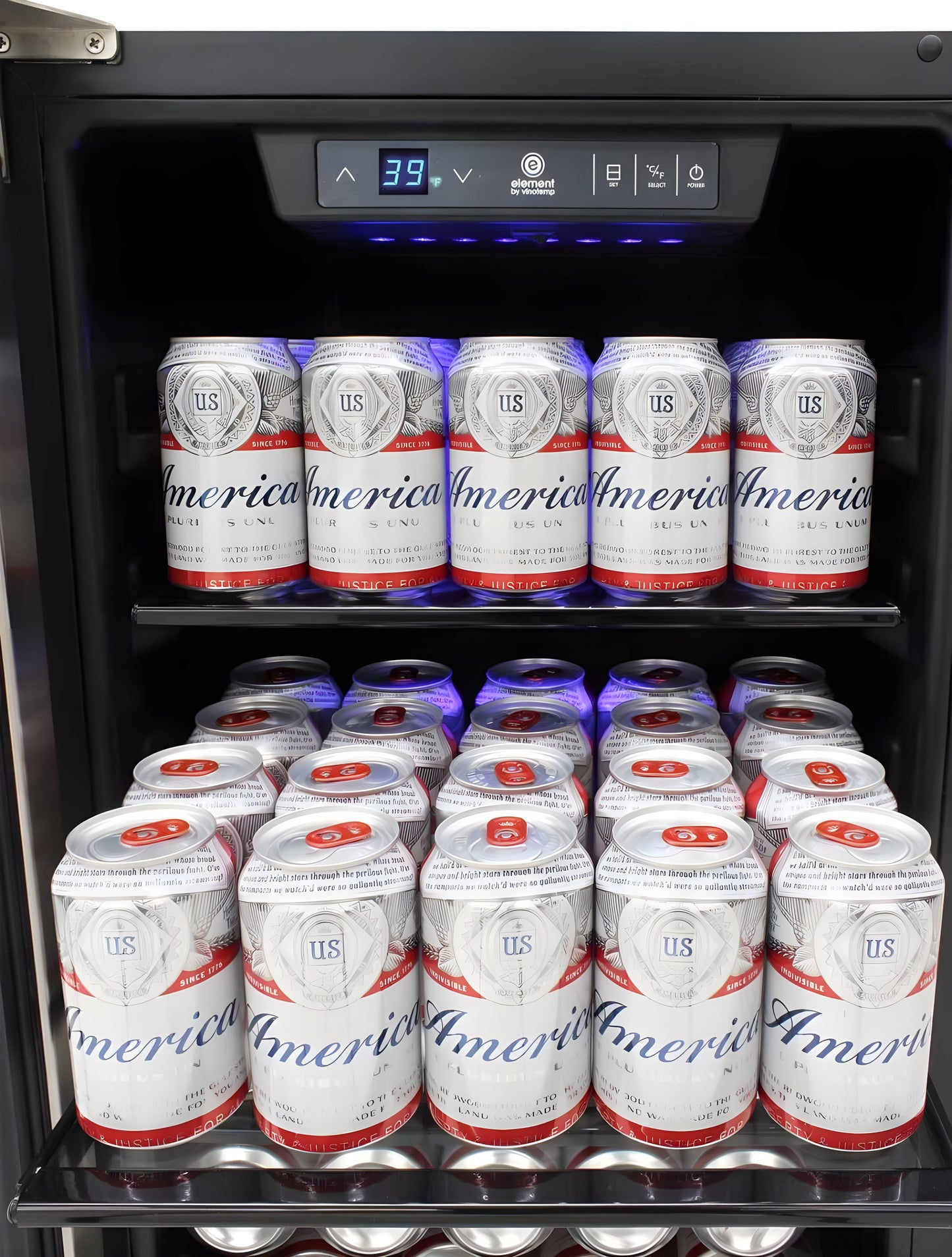 Vinotemp Connoisseur Series 40 Single Zone Beverage Cooler - EL-40WCBC