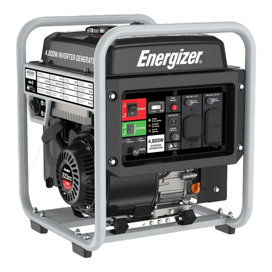 Energizer eZV4800 3600W/4800W Gas Powered Open Frame Inverter Generator New - eZV4800
