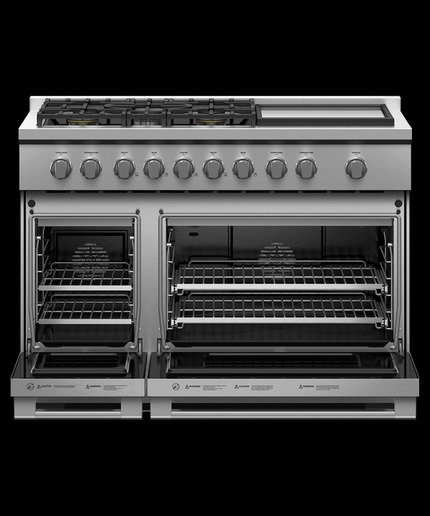 FISHER & PAYKEL RGV3485GDL Gas Range, 48", 5 Burners with Griddle, LPG - RGV3485GDL-KT