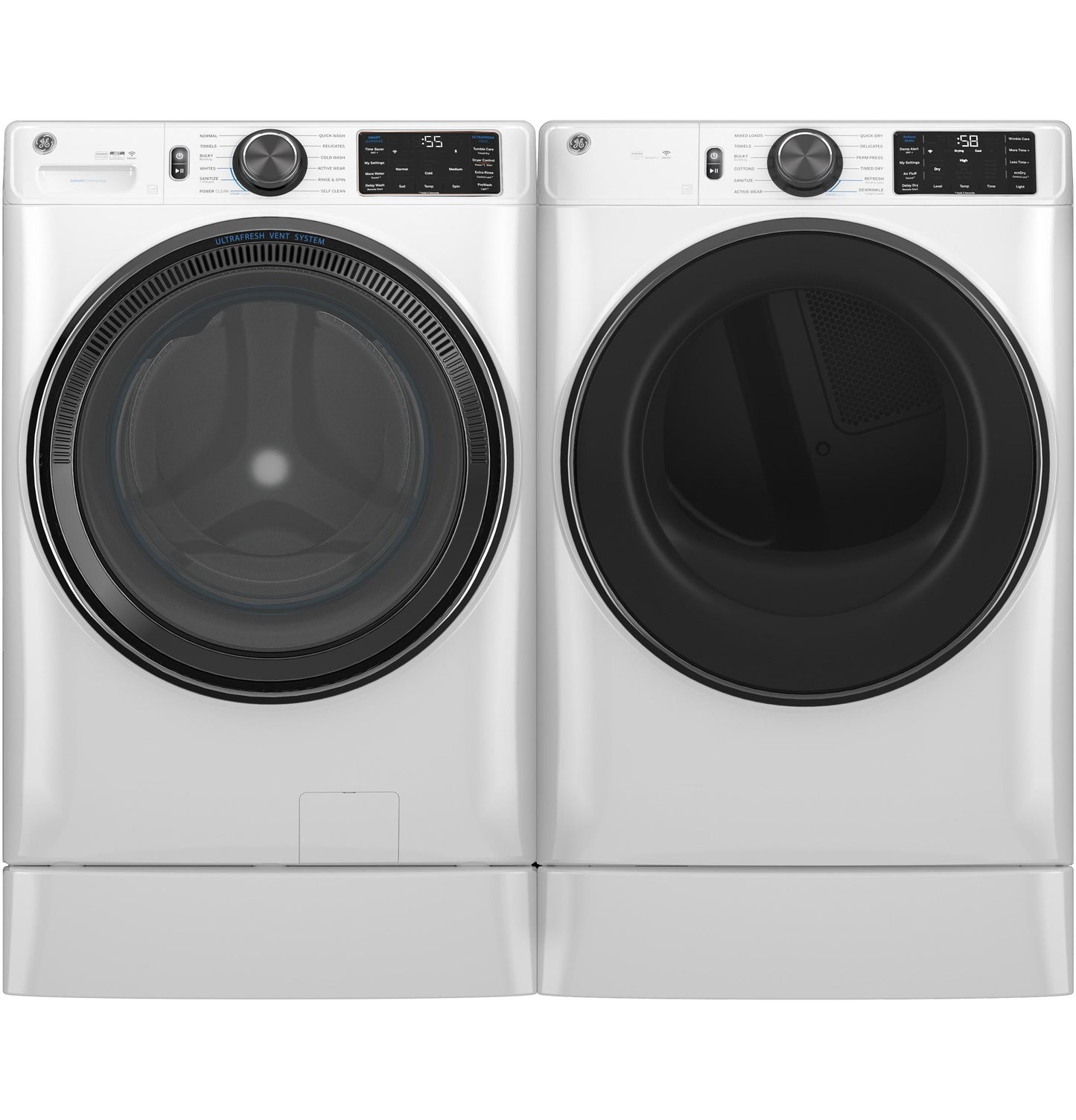 GE APPLIANCES GFW655SSVWW 5.0 cu. ft. Smart Front Load Washer - GFW655SSVWW-KT