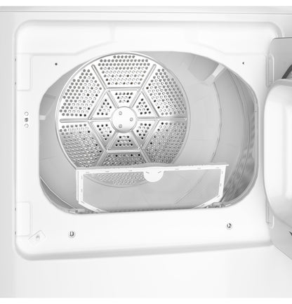 GE APPLIANCES GTD48EASWWB GE(R) 7.2 cu. ft. Capacity Electric&#x00A0;Dryer with Up To 120 ft. Venting&#x00A0;and&#x00A0;Extended Tumble - GTD48EASWWB-KT