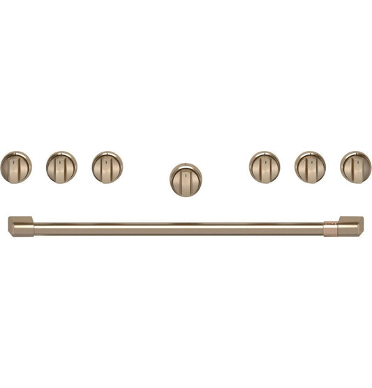 CAFE Café 36" Brushed Bronze Handle & Knob Set for Pro Range and Rangetop - CXPR6HKPTBZ-KT