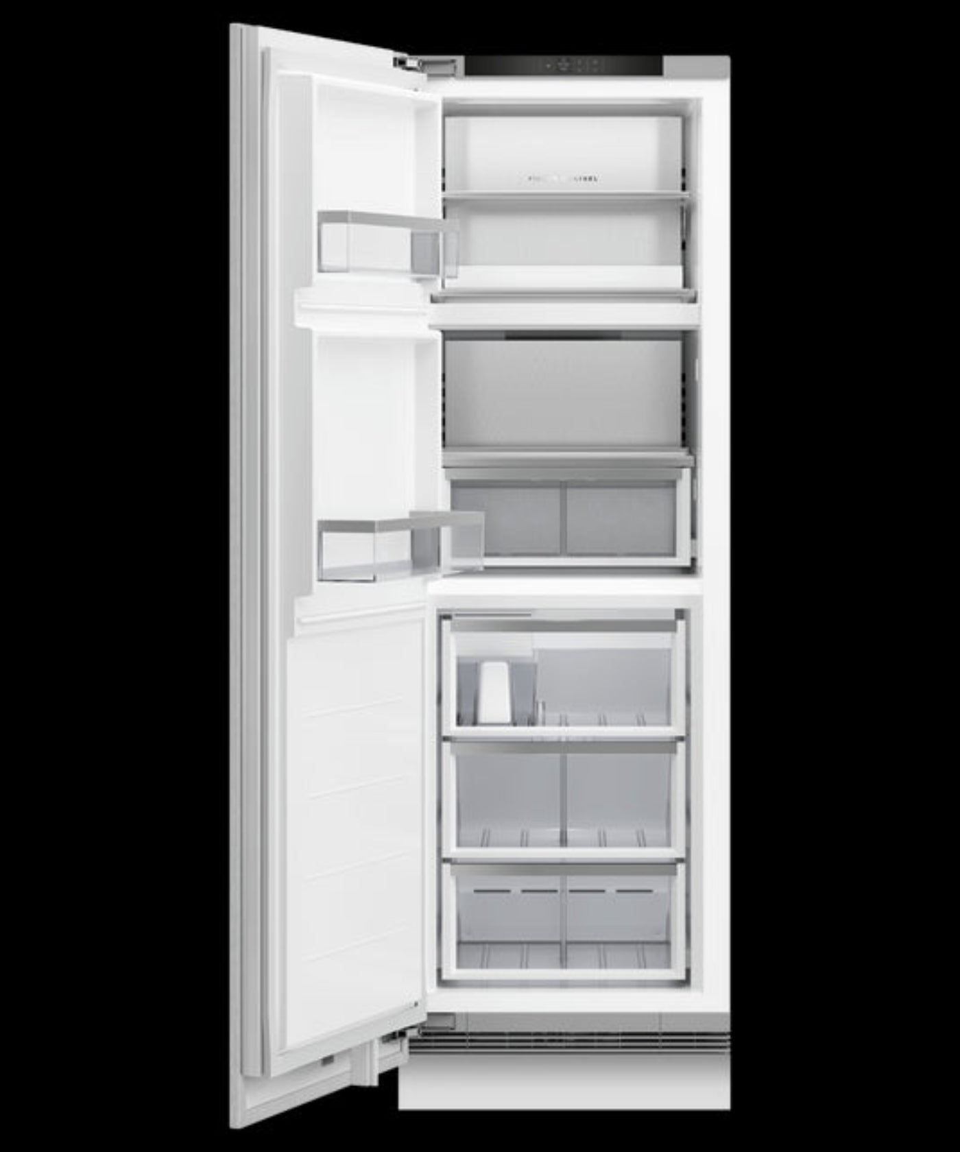 FISHER & PAYKEL RS2474S3RH1 Integrated Triple Zone Refrigerator, 24", Water - RS2474S3RH1