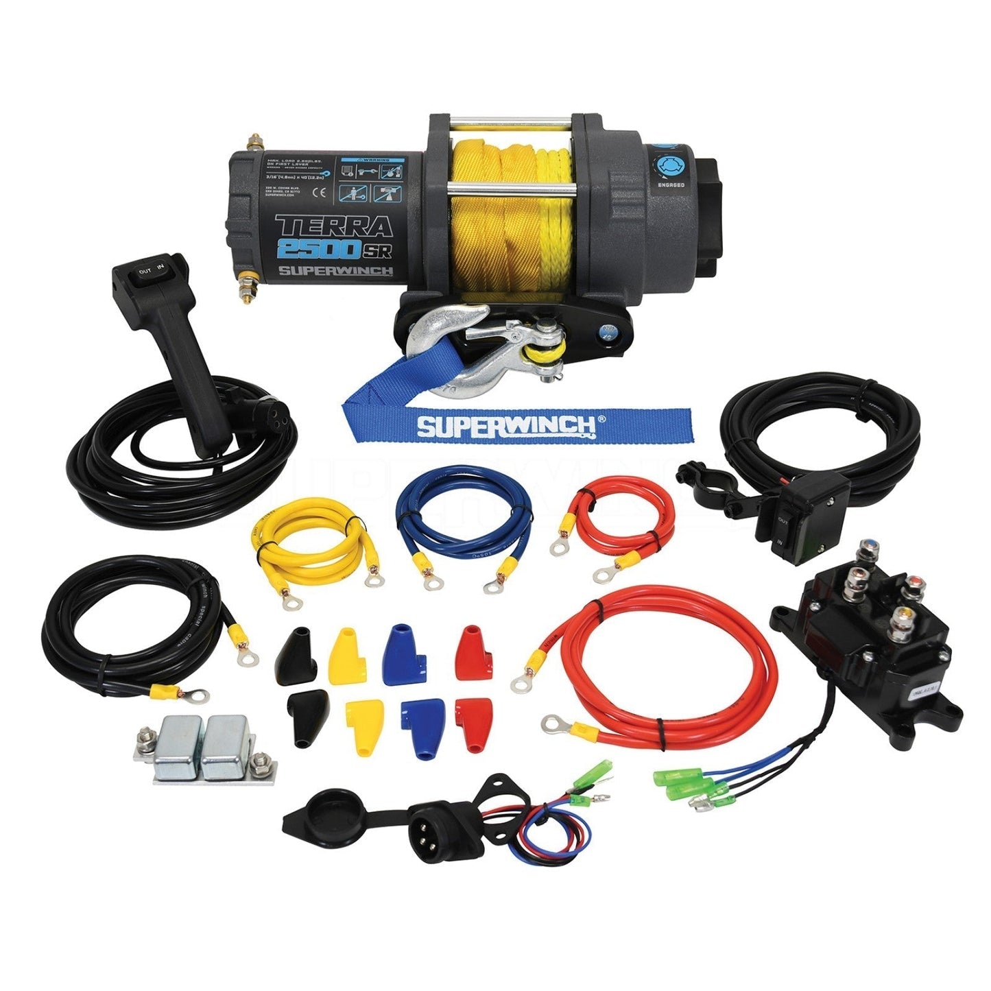 Terra 2500SR Synthetic Rope Winch - 1125270