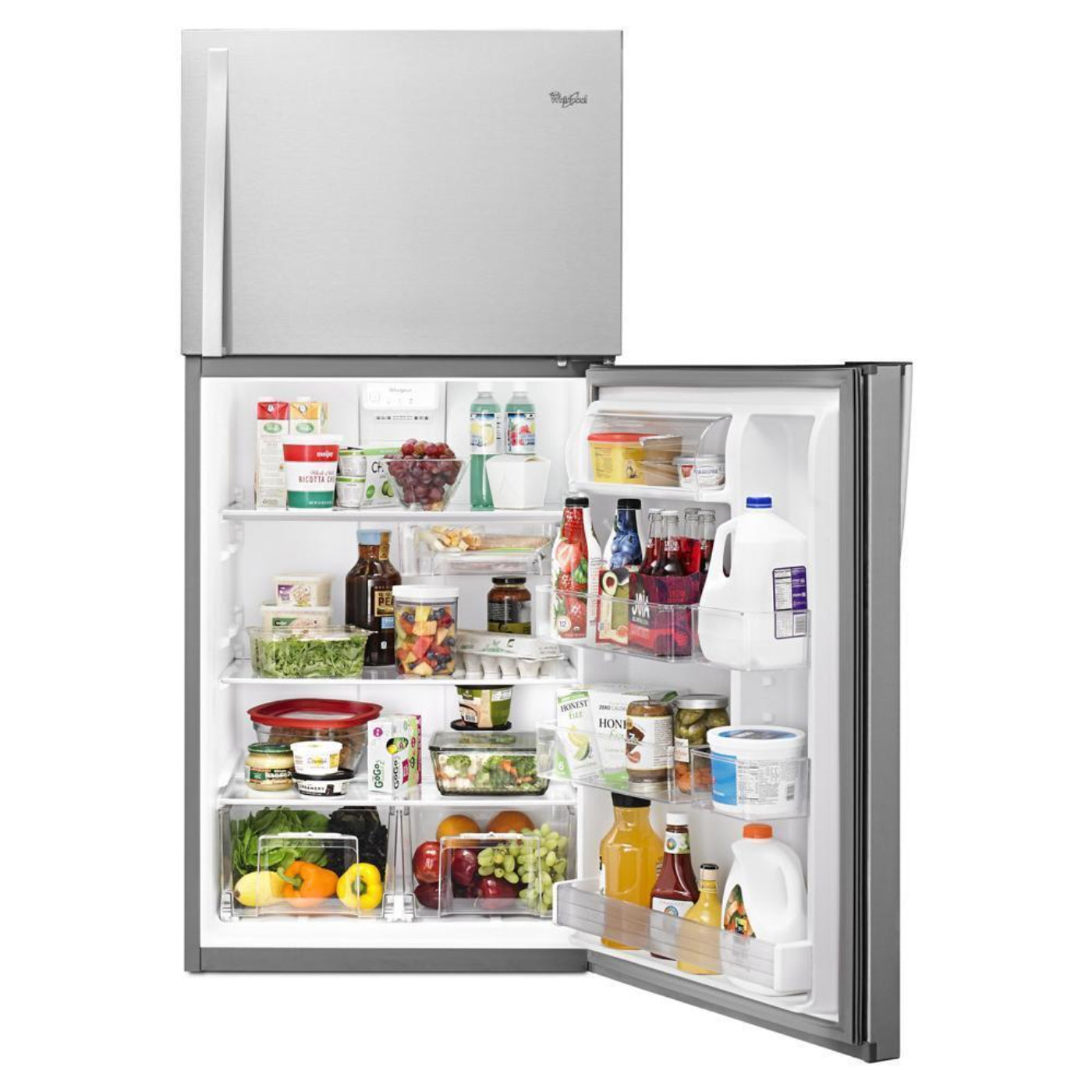WHIRLPOOL 30-inch Wide Top Freezer Refrigerator - 19 cu. ft. - WRT519SZDM-KT
