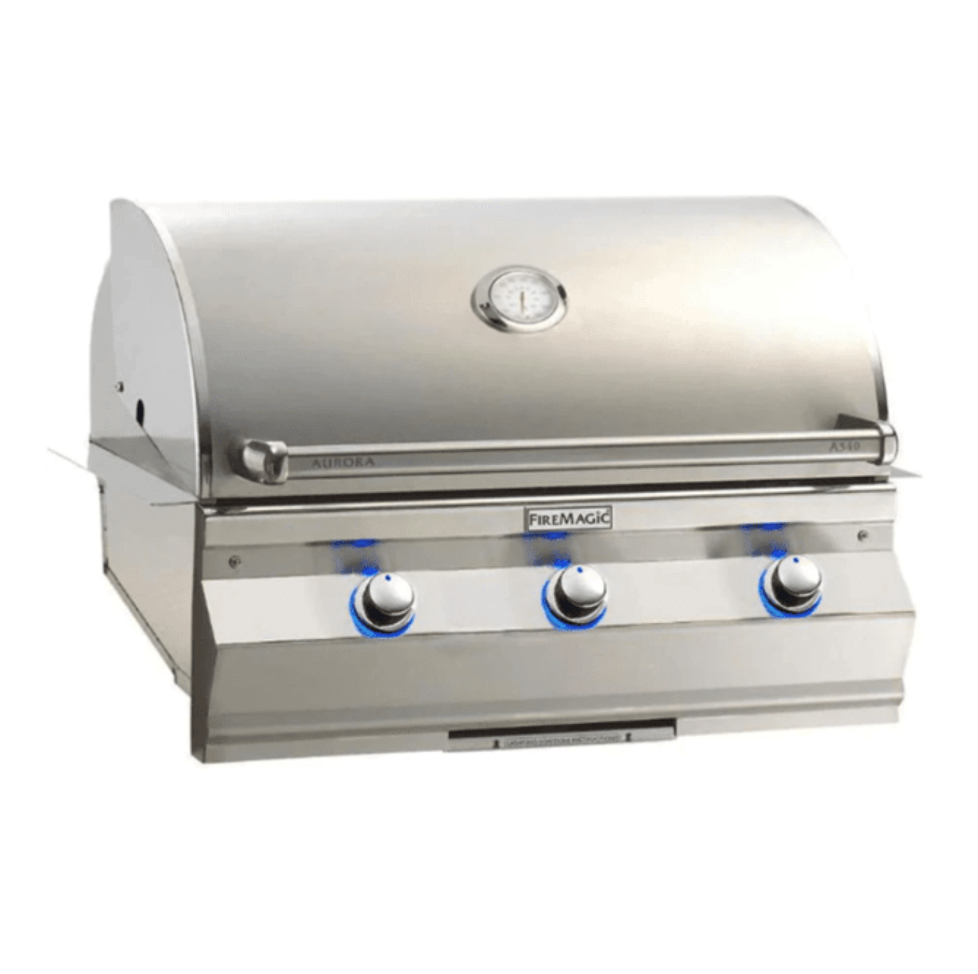 Fire Magic Aurora A540i 30-Inch Natural Gas Built-In Grill w/ 1 Sear Burner and Analog Thermometer - A540I-7LAN