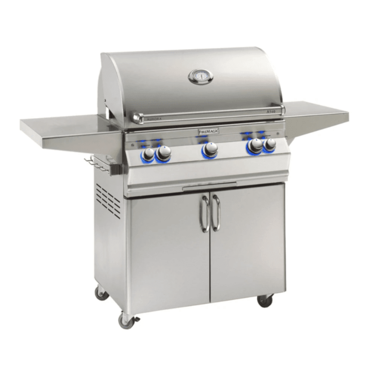 Fire Magic Aurora A540s 30-Inch Propane Gas Freestanding Grill w/ Analog Thermometer - A540S-7EAP-61