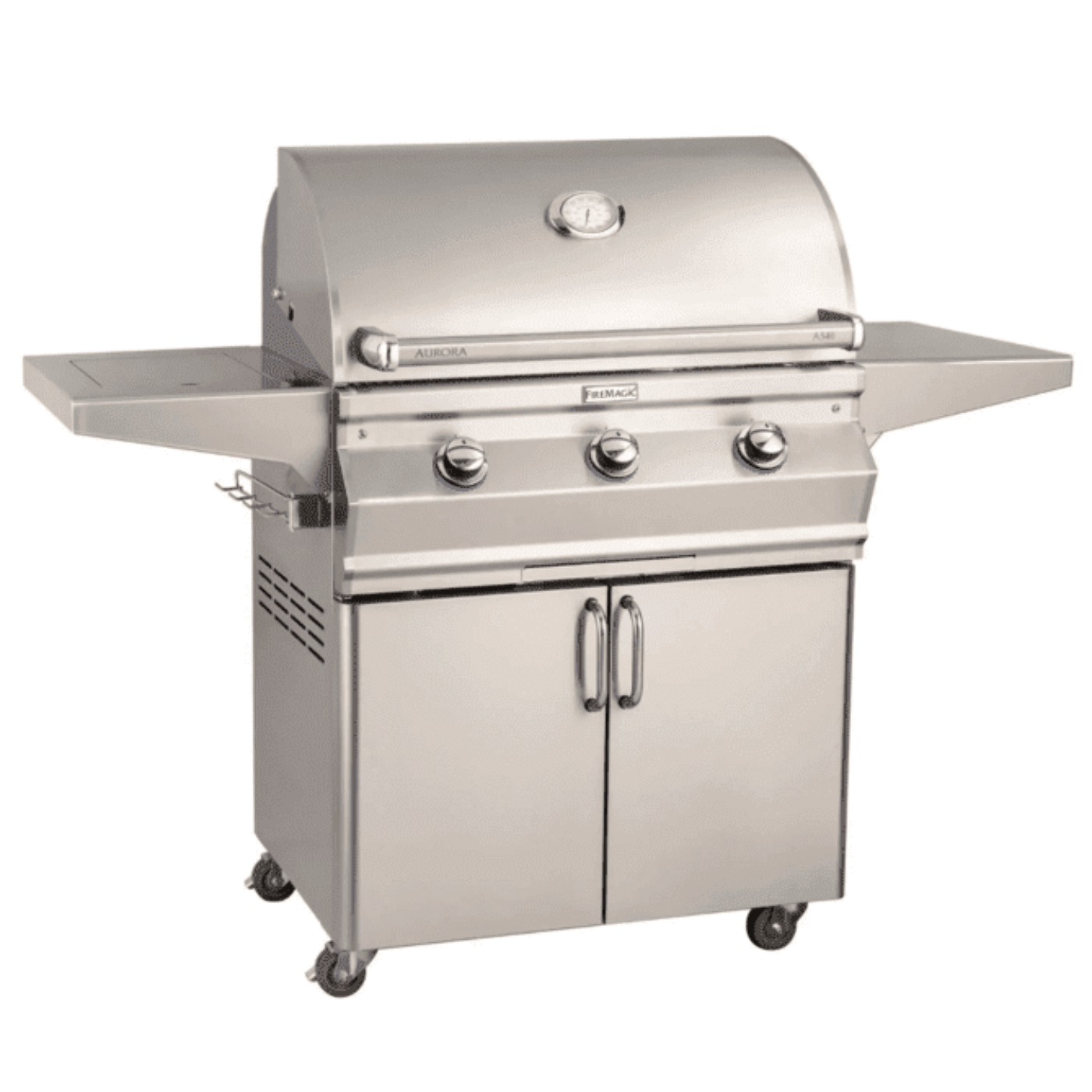 Fire Magic Aurora A540S 30-Inch Propane Gas Grill With One Infrared Burner, Side Burner, And Analog Thermometer - A540S-7LAP-62
