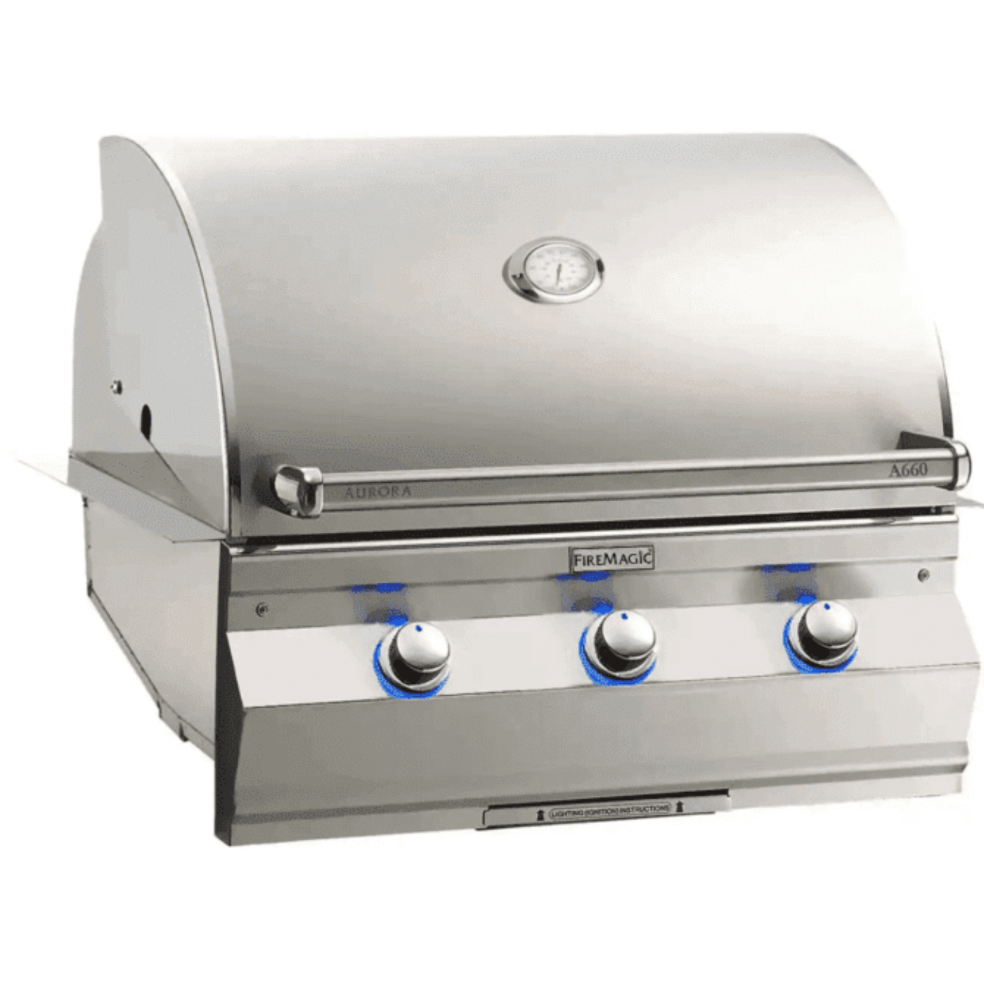 Fire Magic Aurora A660I 30-Inch Built-In Propane Gas Grill With Analog Thermometer - A660I-7EAP